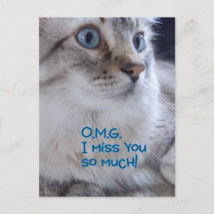 OMG Ik mis je Briefkaarten