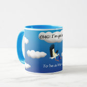 OMG Ik word een moeder Mok (Voorkant links)