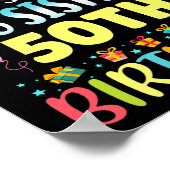 OMG is mijn grote zussen 50e verjaardag Sweet 50 j Poster (Hoek)