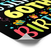 OMG is mijn grote zussen 60e verjaardag zoet 60 ja Poster (Hoek)