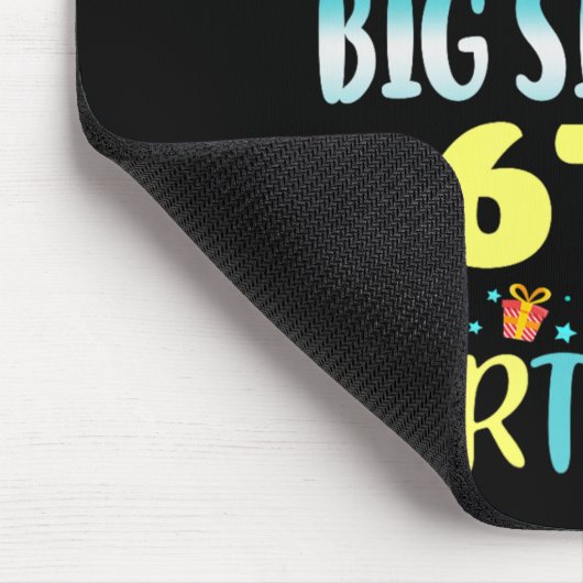 OMG is mijn grote zussen 6e verjaardag zoet 6 jaar Muismat (Hoek)