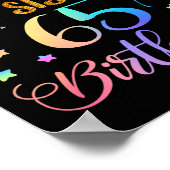 OMG is My Big Sisters 65th Birthday Sweet 65 jaar Poster (Hoek)