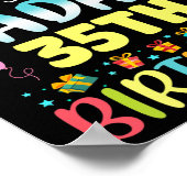 Omg Its My Dadas 35th Birthday Sweet 35 Years Old  Poster (Hoek)