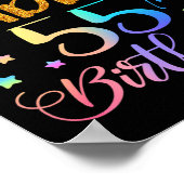 Omg Its My Daddys 55th Birthday Sweet 55 Years Old Poster (Hoek)