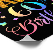 Omg Its My Dads 60th Birthday Sweet 60 Years Old P Poster (Hoek)