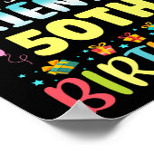 Omg Its My Friends 50th Birthday Sweet 50 Years Ol Poster (Hoek)