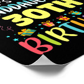 Omg Its My Granddaughters 30th Birthday Sweet 30 Y Poster (Hoek)