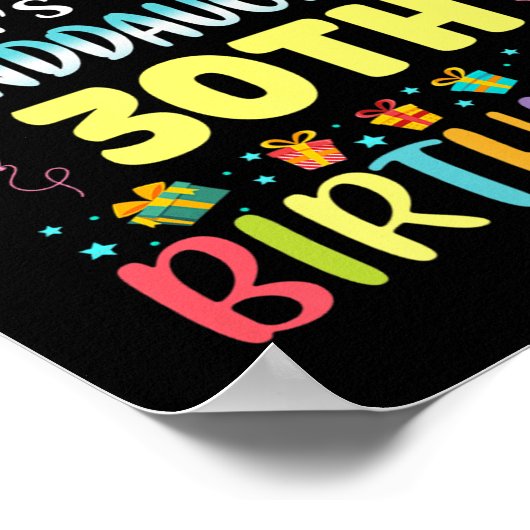 Omg Its My Granddaughters 30th Birthday Sweet 30 Y Poster (Hoek)