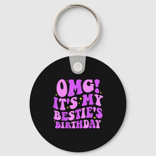 Omg It's My Ie's Birthday Funny Friend Birthday Sleutelhanger (Voorkant)