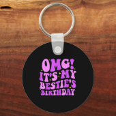 Omg It's My Ie's Birthday Funny Friend Birthday Sleutelhanger (Voorkant)