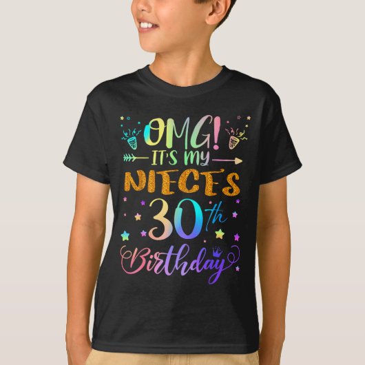 Omg Its My Nieces 30th Birthday Sweet 30 Years Old T-shirt (Voorkant)