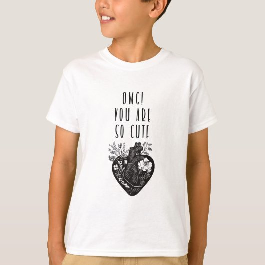 OMG! Je bent zo schattig - Kinder T-shirt (Voorkant)