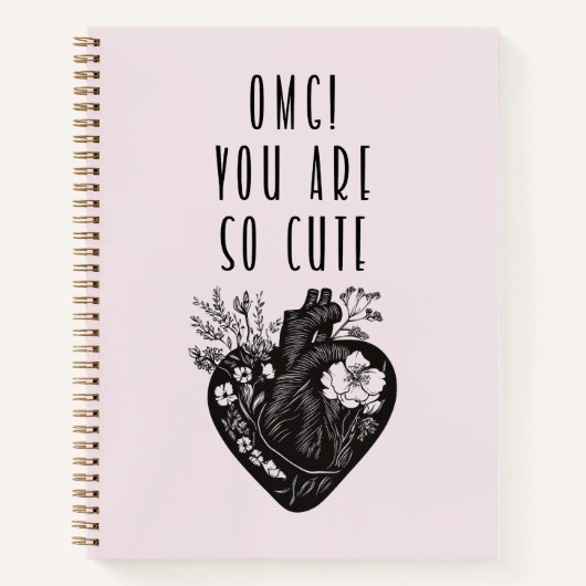 OMG! Je bent zo schattig - Spiral Notitieboek (Voorkant)