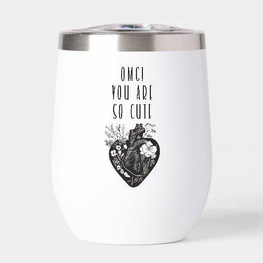 OMG! Je bent zo schattig - Waterfles (Voorkant)