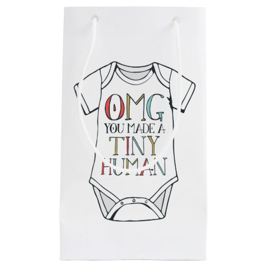 OMG Je hebt een kleine menselijke cadeautas gemaak (Voorkant)