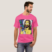OMG Jesus houdt echt van wafels T-shirt (Voorkant volledig)