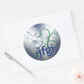 OMG! Jfgi Ronde Sticker (Envelop)