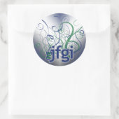 OMG! Jfgi Ronde Sticker (Tas)