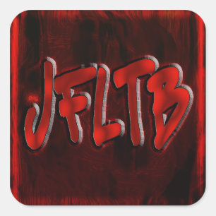 OMG! Jfltb Vierkante Sticker