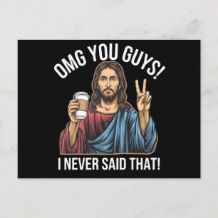 OMG jongens, dat heb ik nooit gezegd Briefkaart