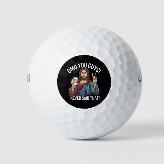 OMG jongens, dat heb ik nooit gezegd Golfballen (Voorkant)
