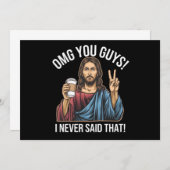 OMG jongens, dat heb ik nooit gezegd Kaart (Voorkant / Achterkant)