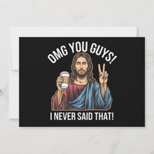 OMG jongens, dat heb ik nooit gezegd Kaart