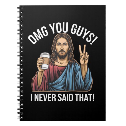OMG jongens, dat heb ik nooit gezegd Notitieboek (Voorkant)