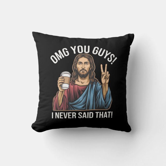 OMG Jongens Ik Heb Dat Nooit Gezegd Kussen (Voorkant)