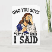 Omg Jullie Dat Is Niet Wat Ik Zei  Kaart (Voorkant)
