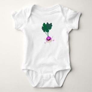 OMG, kijk eens naar die schattige kleine turnip Romper