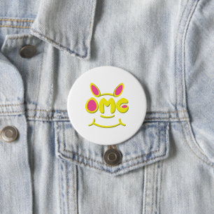 OMG-knop Ronde Button 7,6 Cm
