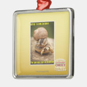 OMG! Langzaam! Metalen Ornament (Links)