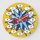 OMG Leuk Retro Stripboek Pop Art Grote Klok (Voorkant)