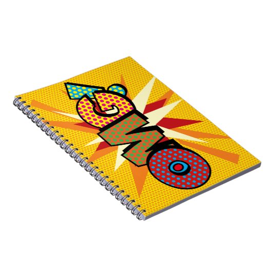 OMG Leuk Retro Stripboek Pop Art Notitieboek (Rechterzijde)