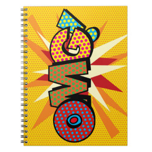 OMG Leuk Retro Stripboek Pop Art Notitieboek