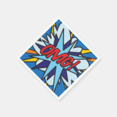 OMG Leuk Retro Stripboek Servetten (Hoek)