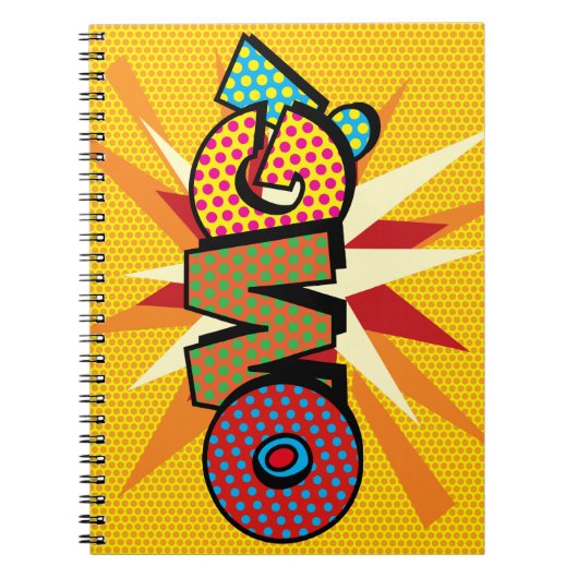 OMG Leuke Retro Stripboek Pop Art Notitieboek (Voorkant)