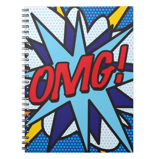 OMG Leuke Retro Stripboek Pop Art Notitieboek (Voorkant)