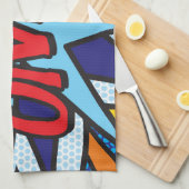 OMG Leuke Retro Stripboek Pop Art Theedoek (Quarter Fold)
