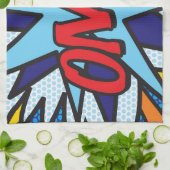 OMG Leuke Retro Strips Pop Art Theedoek (Gevouwen)