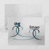 OMG! Lmao Briefkaart (Voorkant / Achterkant)