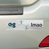OMG! Lmao Bumpersticker (Op auto)