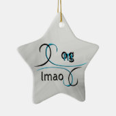 OMG! Lmao Keramisch Ornament (Rechts)