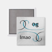 OMG! Lmao Magneet (Voorkant / Achterkant)