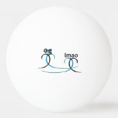 OMG! Lmao Pingpongbal (Achterkant)