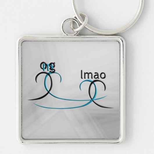 OMG! Lmao Sleutelhanger (Voorkant)