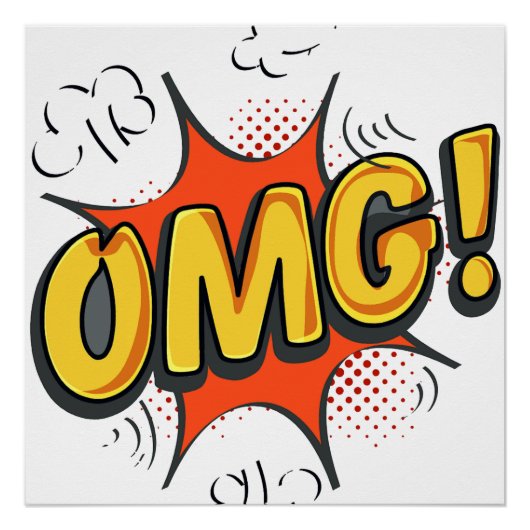 OMG LOGO PERFECT POSTER (Voorkant)