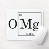 OMG - Magnesium - Mg - periodiek systeem Muismat (Met muis)