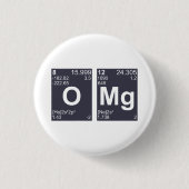 OMG Mijn God Periodic Table Elements Ronde Button 3,2 Cm (Voorkant)